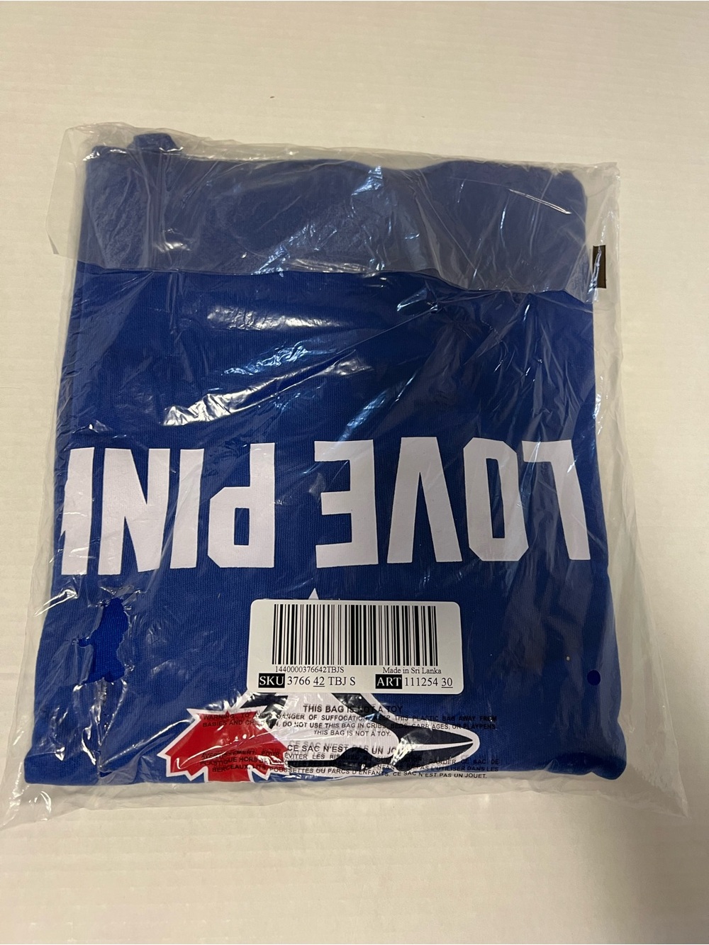 🆕VICTORIA’S SECRET PINK - S - NWT - TORONTO BLUE JAYS BASEBALL MLB VARSITY TOP - Picture 4 of 15